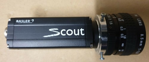 Basler SCOUT scA1000-20fm Industrie Camera + PENTAX TV Lens 8,5mm 1:1.5 - Picture 5 of 6