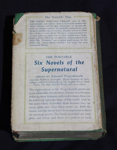 Sechs Romane des Übernatürlichen 1948 Hardcover - herausgegeben von Edward Wagenknecht - Bild 2 von 7
