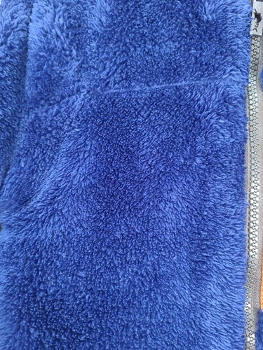 Tommy Bahama 2022 Kids Fleece Faux Fur Jacket Boys Size 5-6 Blue - Picture 4 of 12