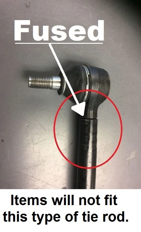 (Juego de 8) Kit de rótula y extremo de varilla de amarre VW Volkswagen Beetle Bug Ghia 1966-67 Foto 3 de 4