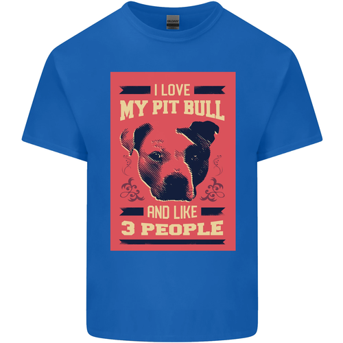 I Love My Pitbull & 3 People Lustig Kinder T-shirt Jungen Mädchen - Picture 29 of 77