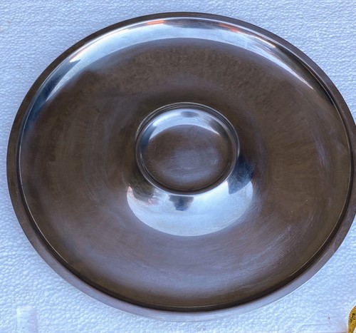 Vintage Chip and Dip Platter Stainless Steel Tray 12”X 12” Made In Japan - Picture 8 of 12