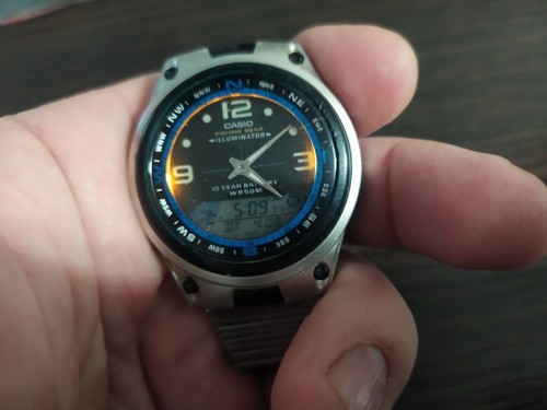 CASIO WATCHES FISHING GEAR MEN'S CHRONOGRAPH LED DUAL TIME WATCH - Picture 21 of 22