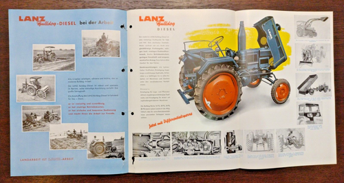 Original Lanz Verkaufsprospekt Volldiesel von 16-28PS - Prospekt - Picture 2 of 3