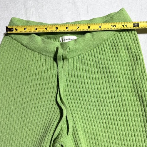 Lovers and friends Inca Green ribbed knit lounge pants Size S? SEE MEASUREMENTS - Picture 8 of 15