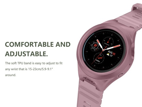 Dexnor do Samsung Galaxy Watch Active 2 Band 44mm Zatrzask Wytrzymały odporny na wstrząsy - Zdjęcie 55 z 59