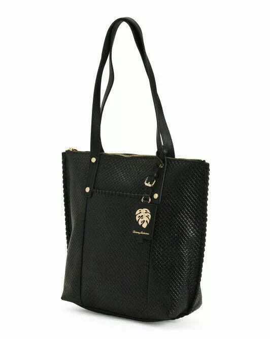 Tommy bahama black tote hotsell