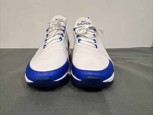 Scarpa da golf Air Max 270 'Racer Blue' bianca impermeabile Nike CK6483-106 taglia 10 US - Foto 6 di 13