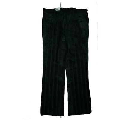 ALBERTO Stan Herren Jeans Chino Cord stretch Hose 52 L W36 L34 Schwarz weich NEU