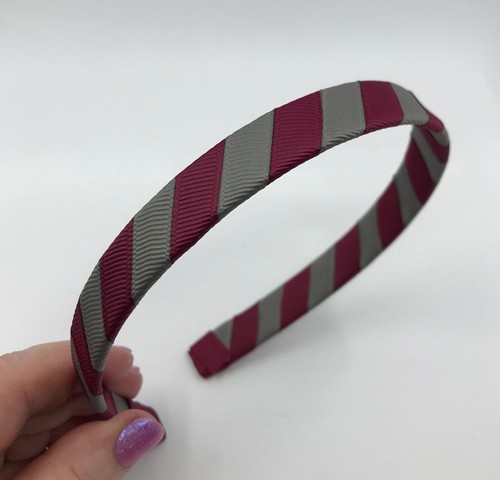 Wine and Grey School Hair Accessories - Picture 42 of 70