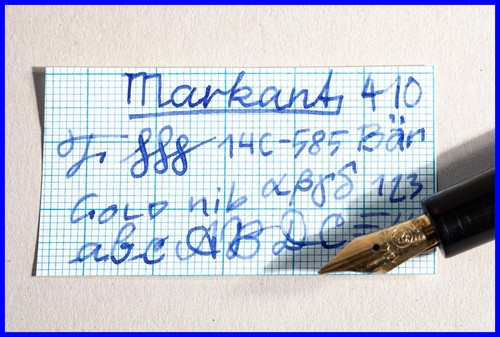 Markant 410 DDR Kolbenfüller F 14 K Gold Berliner Bär gravierte JoWo Feder - Bild 7 von 7