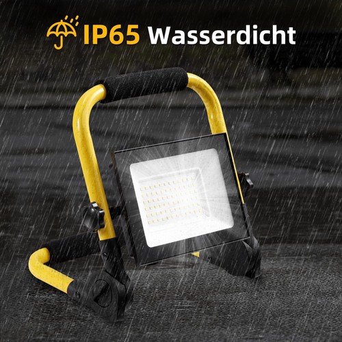 100W/200W LED Fluter Flutlicht Stativ Stecker Baustrahler Scheinwerfer Stecker - Bild 8 von 16