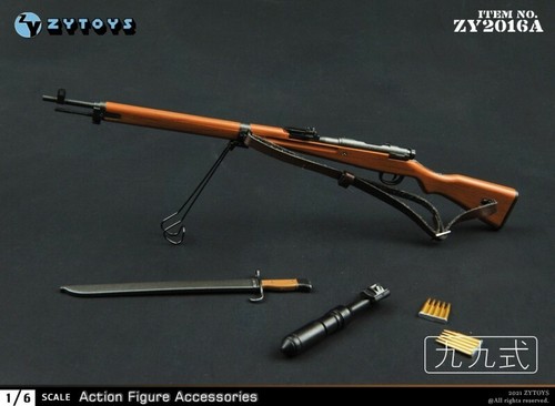 1/6 Scale Weapon Gun Type 99 Rifle Sniper Model zy2016a For 12" Hot Toys Figure - Picture 5 of 6
