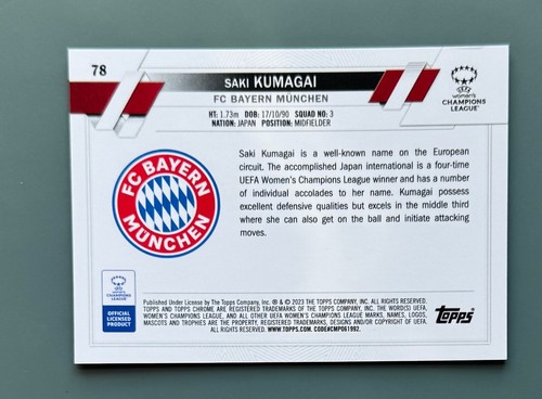 2022-23 topps chrome women's uefa base w variant and inserts Pick you card(s) - Picture 303 of 437