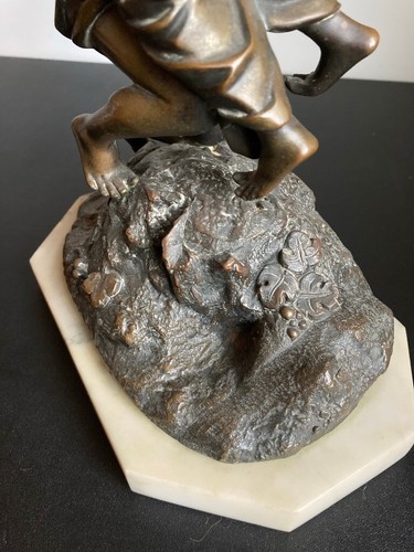 Gruppo romantico tedesco bronzo del XIX secolo - Foto 14 di 22