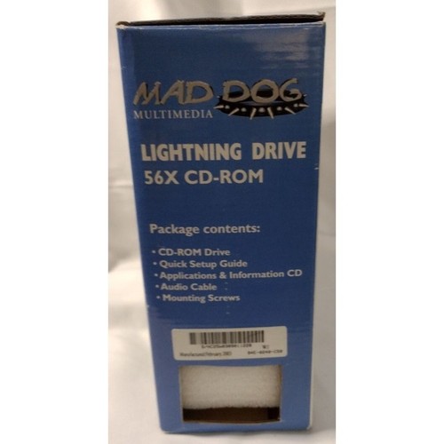 Mad Dog Multimedia CD-ROM Lightening Drive 56x Max New in the Box - Picture 7 of 9