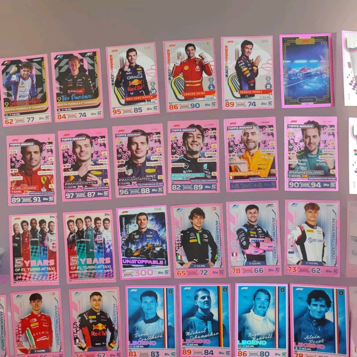 2024 Turbo Attax india Pink Parallel Set 68 Cards 32 Rainbow 2024 Turbo Attax india Pink Parallel Set 68 Cards 32 Rainbow