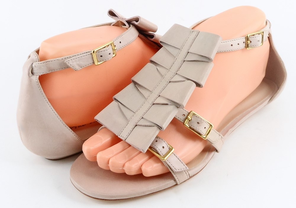 LA 285 POUR LA VICTOIRE ESTELLE Dusty Peach Pelle Designer Comfort Sandals 6.5 a3c714 LA 285 POUR LA VICTOIRE ESTELLE Dusty Peach Pelle Designer Comfort Sandals 6.5 a3c714
