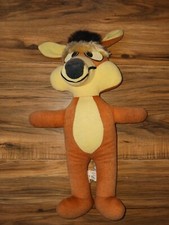 Wile E Coyote Plush Warner Bros Mighty Star Vtg 1971 Stuffed Animal