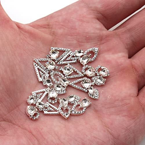 20pcs Nail Rhinestone Glass Nail Crystal 3D Nail Shiny Glass Crystal/20pcs - Bild 3 von 4