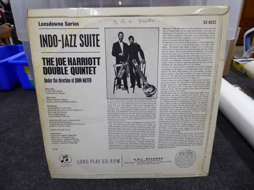 The Joe Harriott Double Quintet – Indo-Jazz Suite LP 1966 Columbia UK Mono - Picture 2 of 14