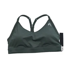 NWT👟ONER ACTIVE👟XLARGE👟EVERYDAY SPORTS BRA👟EVERGREEN👟RACERBACK👟COMFORTABLE