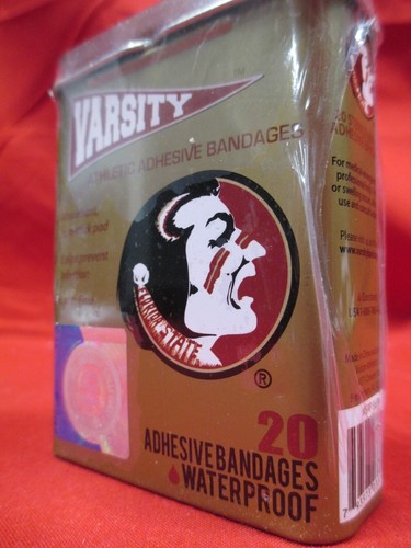 (RARE) Band Aid Bandages (Tin) Florida State Varsity Athletic Adhesive Bandages - Picture 4 of 12