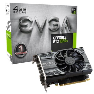 EVGA GeForce GTX 1050 Ti GAMING, 4GB GDDR5, ACX 2.0 (Single Fan), 04G-P4-6251-KR