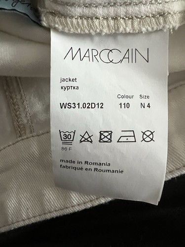 Marc Cain, Jeansjacke, Wollweiß Gr. N4 Neu ca. 40/42 - Bild 9 von 10