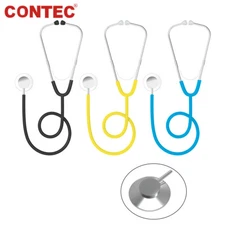 CONTEC Professional Single Head Stethoscope Cardiology Heart Lung Sound Monitor