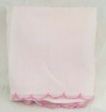 Warmsutta Baby White  Pink Overlay Window Valance NIP