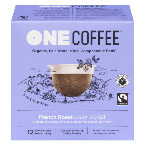 Onecoffee Organic Coffee 100% Compostable K Cup for Keurig Machines (French Roas - Picture 12 of 12