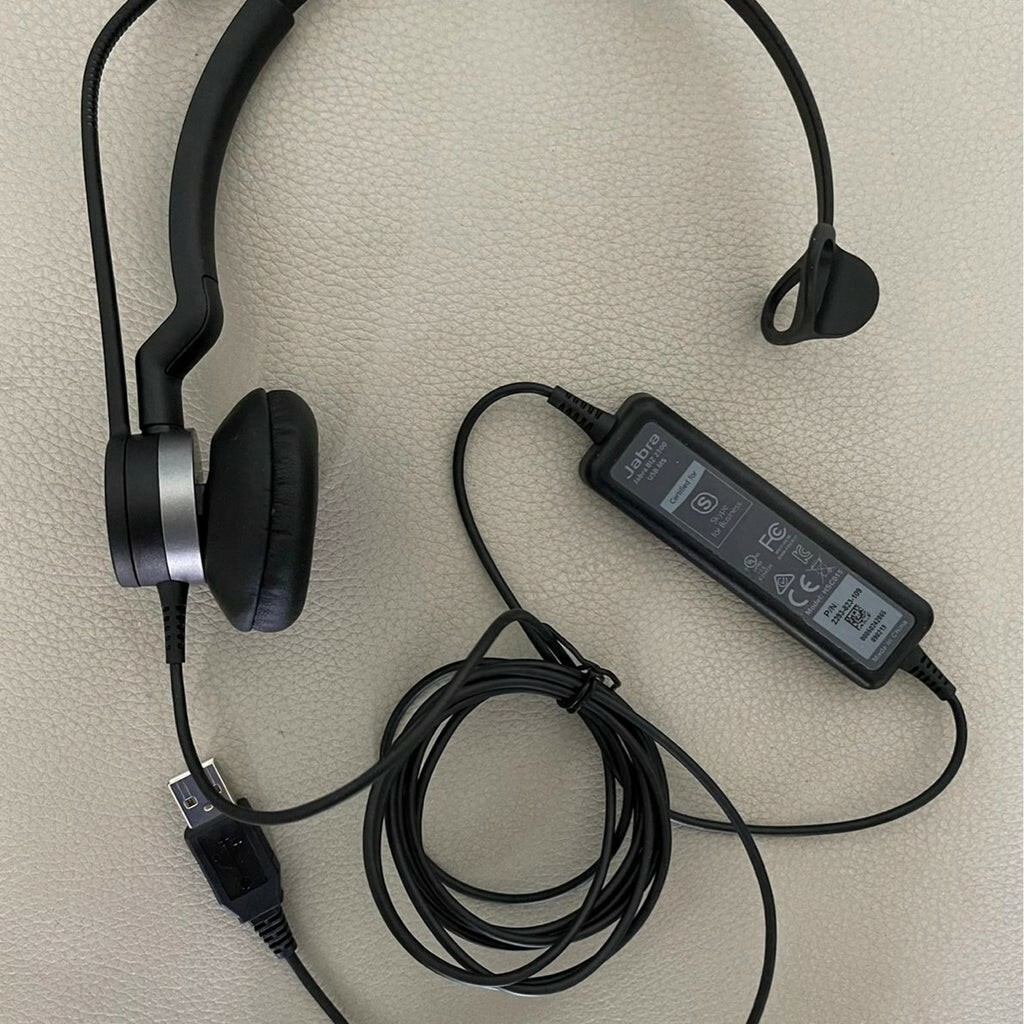 Jabra BIZ 2300 Duo USB Corded Headset with 3-way Noise Cancelling