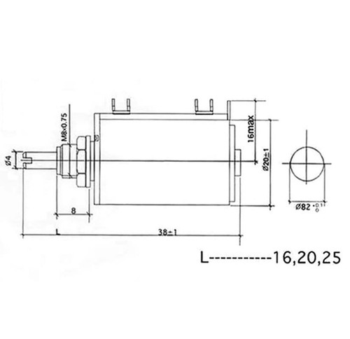 Präzision Rotations Multiturn Drahtwickel Potentiometer WXD3-13-2W Widerstände - Bild 7 von 26