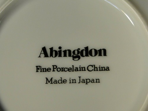 Abingdon China Berry Bowl 5 5/8" Fine Porcelain Japan Fruit Excellent - Picture 5 of 5
