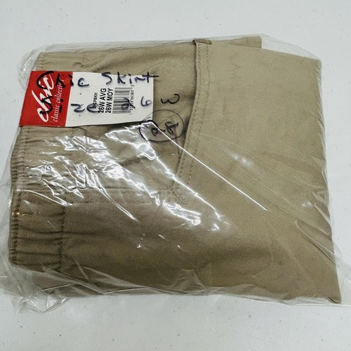 Chic Women 26 W Classic Collection Plus Stretch Elastic Waist Skirt With Zipper - Picture 10 of 10