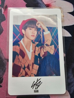 Stray Kids Han Jisung Japanese pop up polaroid Hi Stay photocards