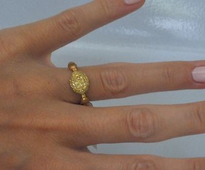 Nanis-by-Laura-Bicego-Diamond-Ring-0-54-ct-18K-Yellow-Gold-New-2380-Sale