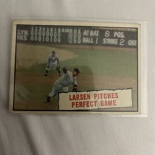 1961 Topps Set-Break #402 Don Larsen Perfect 