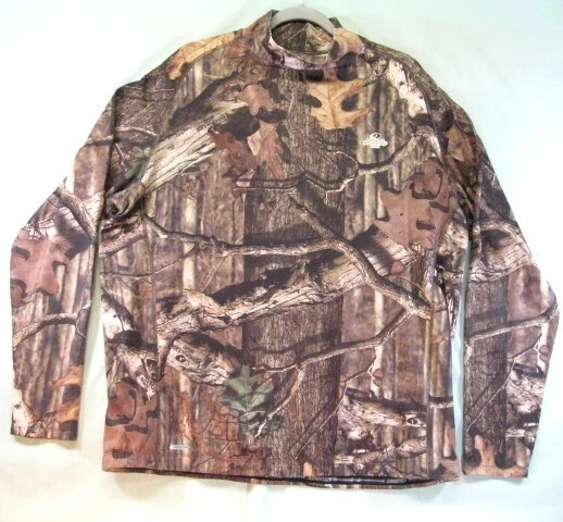MOSSY OAK Base Layer Long Sleeve T-Shirt 3XL by Starter Moisture Wicking Hunting - Image 2 of 4