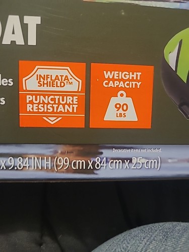 Inflatable Cooler Float Holds 24-48 Qrt Coolers Ozark Trail NIB  Durable Float - Afbeelding 5 van 6