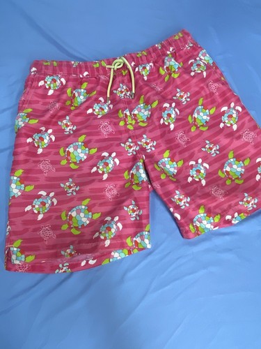 Peter Millar Swim Trunk / Turtle Pattern / Pink / Size Medium - Picture 3 of 10