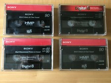 NEW 2024 stock - SONY digi 8 tapes x 12  BLANK