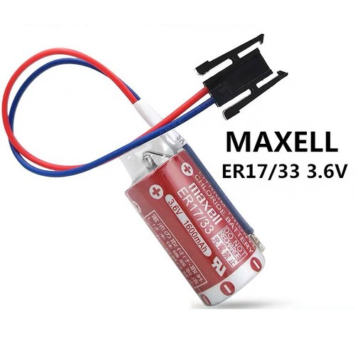 5-Pack New Batteries for  ER17/33 3.6V 1600mAh Battery with Black Plug - Picture 2 of 5