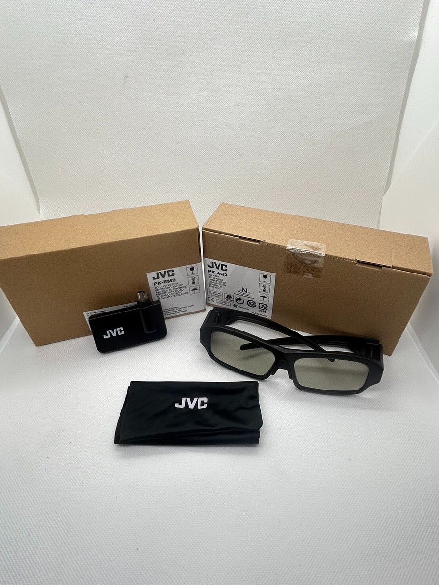 Victor・JVC 2TC-20AVD Victor JVC 3D synchro emitter PK-EM2 & Glasses for 3D