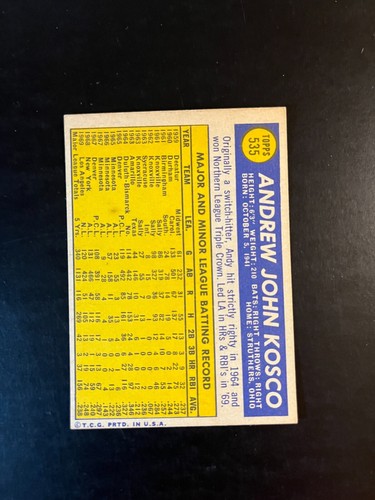 1970 Topps Baseball Cards (361 - 720) - Pick The Cards to Complete Your Set - Picture 292 of 500