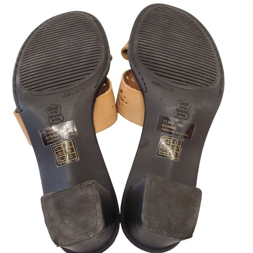 Jessica Bonnie Leather Upper Slide Sandals - Picture 7 of 8