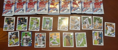 2021 Topps Baseball Series 1 19 Packs Of 16 Cards & 1 Opened Pack. - Picture 3 of 3