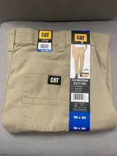Tan, Brown, Blue NWT Caterpillar CAT men Flex Waistband utility work pant