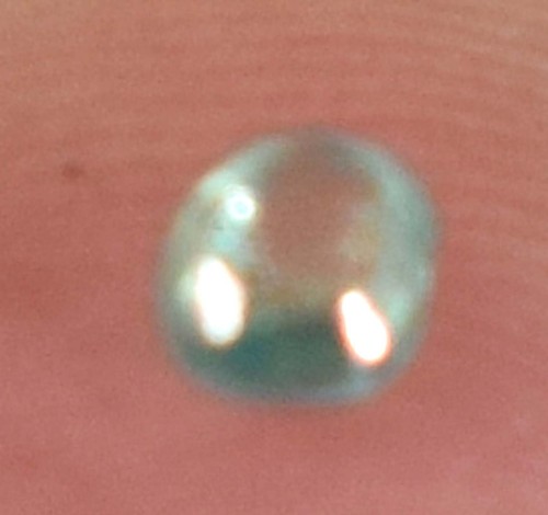 Loose CVD 0.05 Ct H-I Fancy Green VVS1 Clarity Diamond Certified Rare - Picture 4 of 10